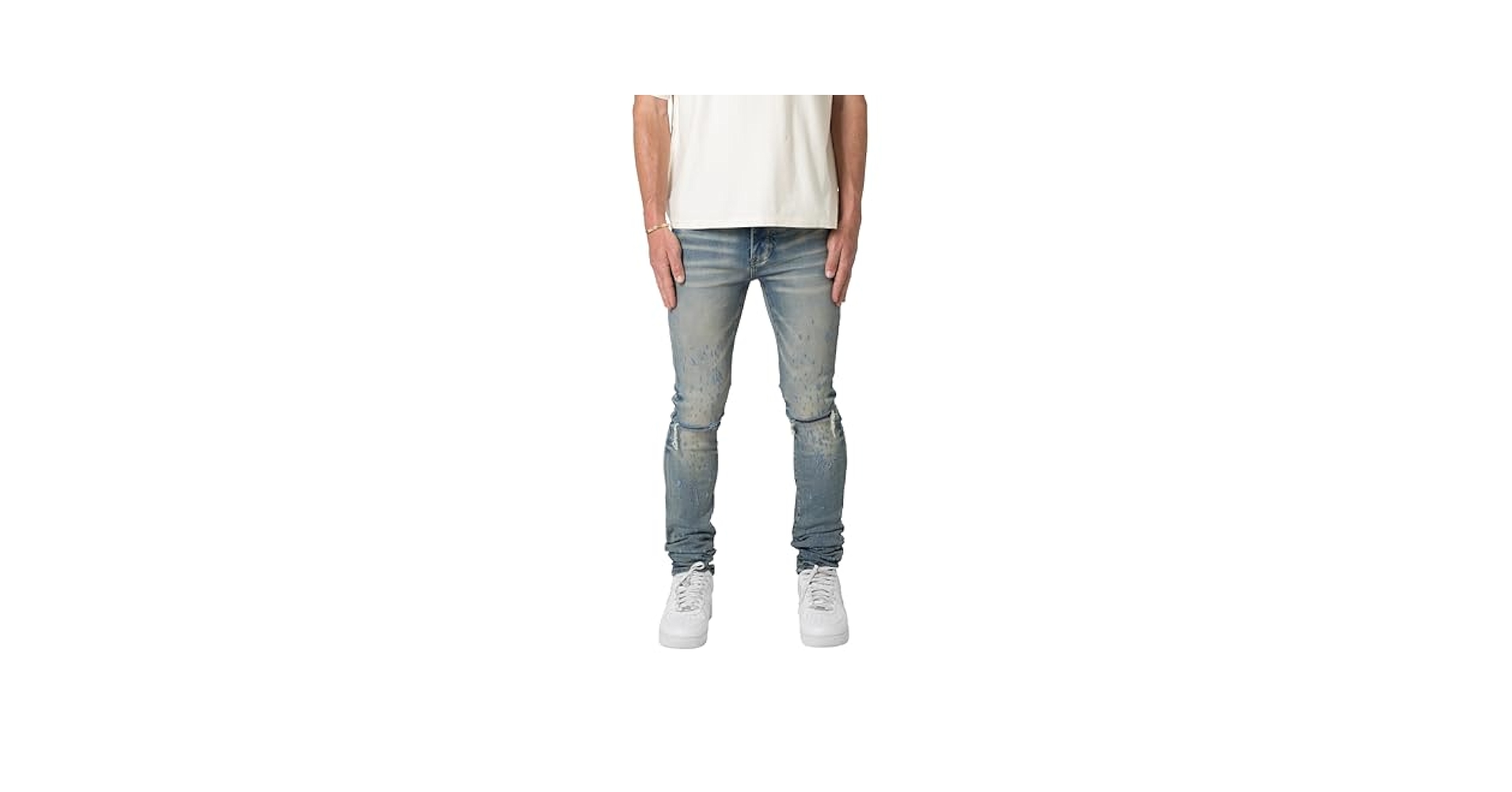 mnml Men's X502 Skinny Denim, Blue at Amazon Men's Clothing